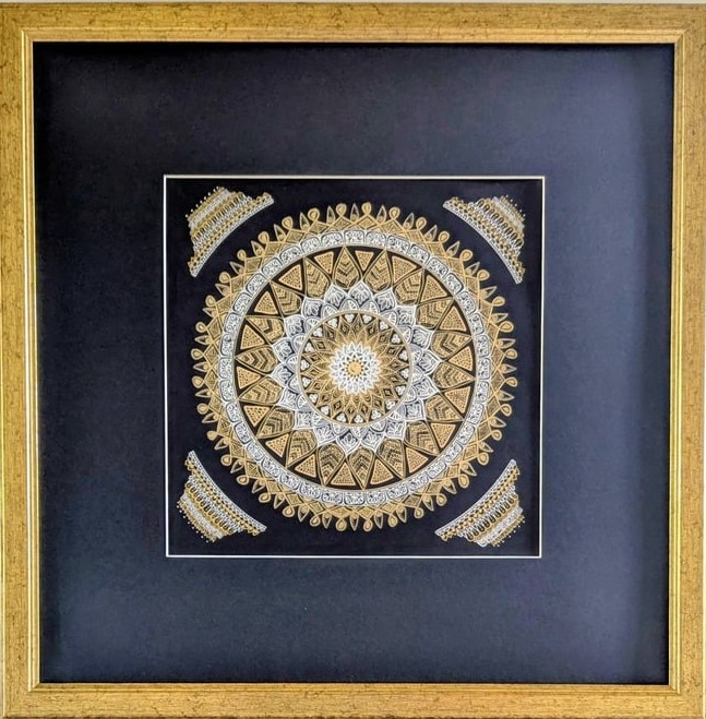 Gilded Grace mandala